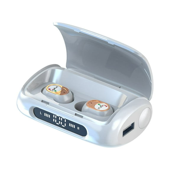 Wireless Earbuds bluetooth 5.4 Headphones Deep Bass and Noise Cancellation, 50 Hrs Playtime Bluetooth Ear Buds Led Display Wireless Headphones, IPX7 Waterproof Wireless Earphones for Android iOS - B