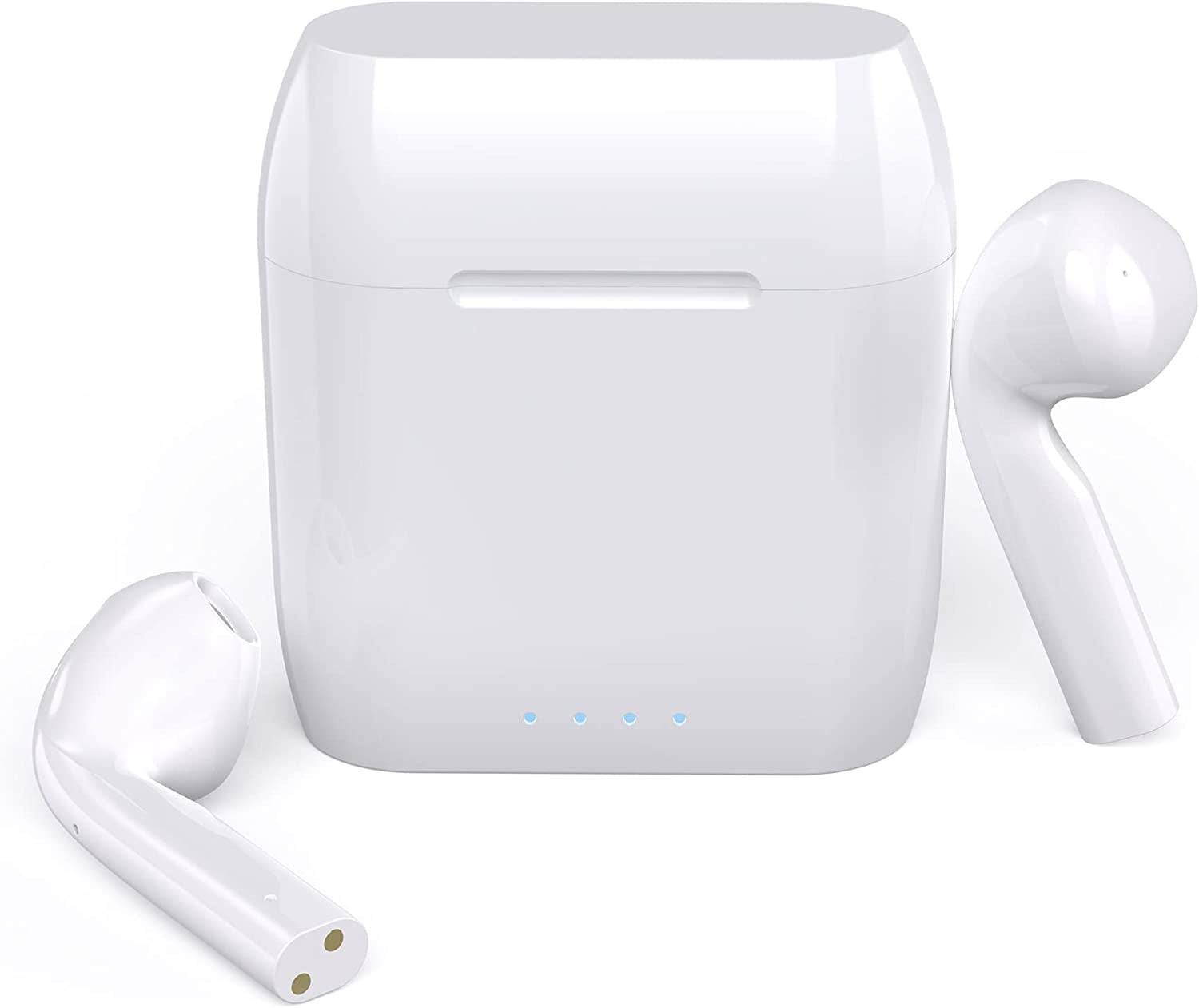 Wireless Earbuds for Android White Waterproof Bluetooth Earbuds with