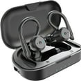 thumbnail image 1 of Wireless Earbuds with Charging Case Waterproof Stereo Sound Built-In Mic for Sport Running-Black, 1 of 6