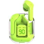 Wireless Earbuds with LED Display, Smart Touch Control, 20H Battery Life, Hi-Fi Sound, Noise Cancellation, 300mAh Charging Case Green