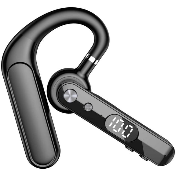 Wireless Earphone Compatible With Google Pixel 5/6/7/8/9/10 - Ear-hook Headphone Boom Mic Open-Ear Handsfree Single