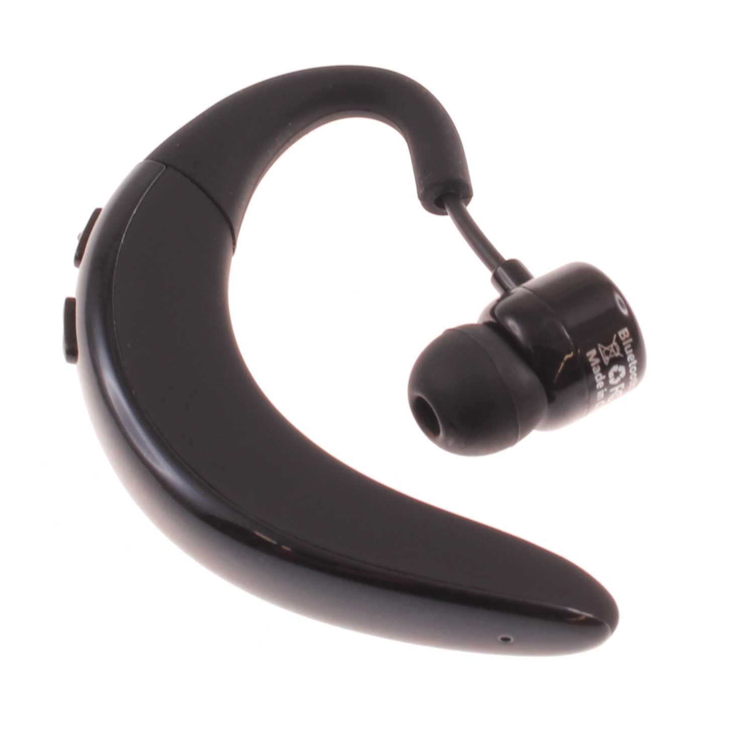 Wireless Earphone Ear-hook for iPhone 15/16/Plus/Pro/Pro Max/16e - Headphone Handsfree Mic Single Headset Over-ear Earbud