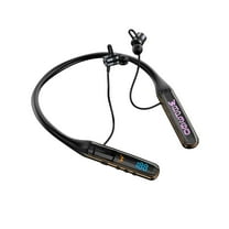 Wireless Earphone, Hwkond Bluetooth Headphones, LED Digital Display, Intelligent Noise Reduction, HIFI Surround Sound Effect, Large Capacity Battery, No Sense Delay, Purple, Up to 60% Off