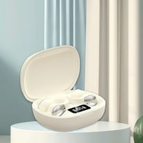 Wireless Earphone, Hwkond Wireless Ear Clip Skeleton Conduction Headphones, Bluetooth 5.3 Waterproofs Open Ear Headphones, Apply For Running, Sports, Cycling, Driving, Beige, Up to 60% Off