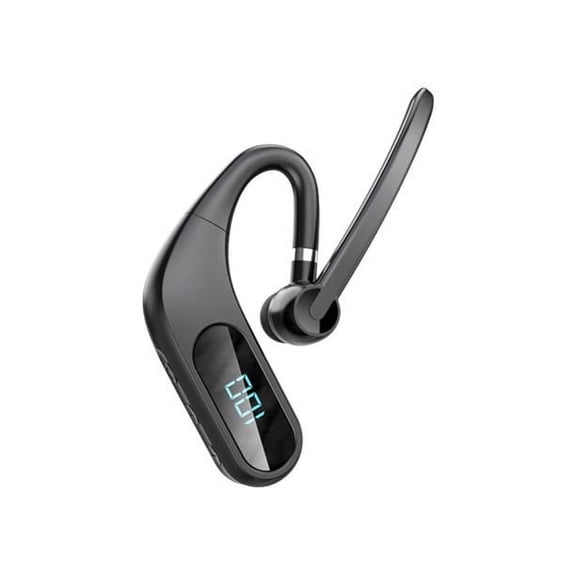 Wireless Earphone for iPhone 14/Pro/Max/Plus - Ear-hook Headphone Boom Mic Handsfree Single Headset Over The Ear