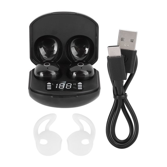 Wireless Earplug Type Sport Binaural TWS 5.0 Bluetooth Headset Earphone Headphone Gueiykk