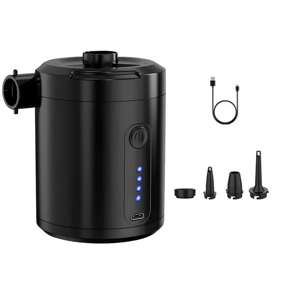 Wireless Electric Air Pumps with Fast Inflation Deflation Attachments Suitable for Pool Float Airbeds Outdoor Activity