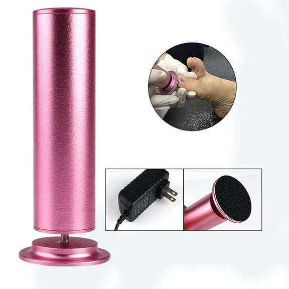 Wireless Electric Callus Remover for Feet, Powerful Electric Foot Callus Remover Adjustable Speed Electric Foot File with 60PCS Sanding Discs Pedicure Tools Feet Scrubber Dead Skin Foot Grinder, Pink