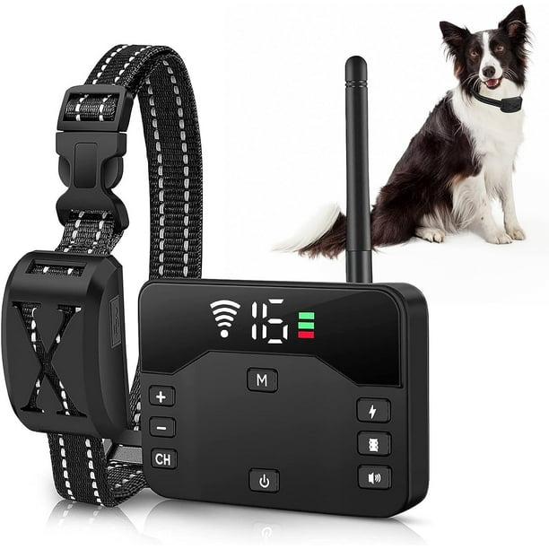 Wireless Electric Dog Fence, 2 in 1 Wireless Dog Fence Remote Dog