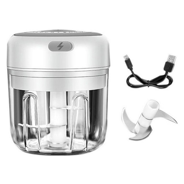  USB Rechargebale Electric Garlic Grinder - Mini Portable  Wireless Food & Nut Chopper for all Nuts Electric, Small Chopper Blender  Food Processor, Electric Onion Meat Nut Chopper Vegetable Cutter: Home 