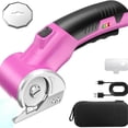 thumbnail image 1 of Wireless Electric Scissors, 4V Rechargeable Cordless With 3000Mah Battery, Rotating Cardboard Cutter With Led Light For Crafts Fabric Paper Cutting, 1 of 3