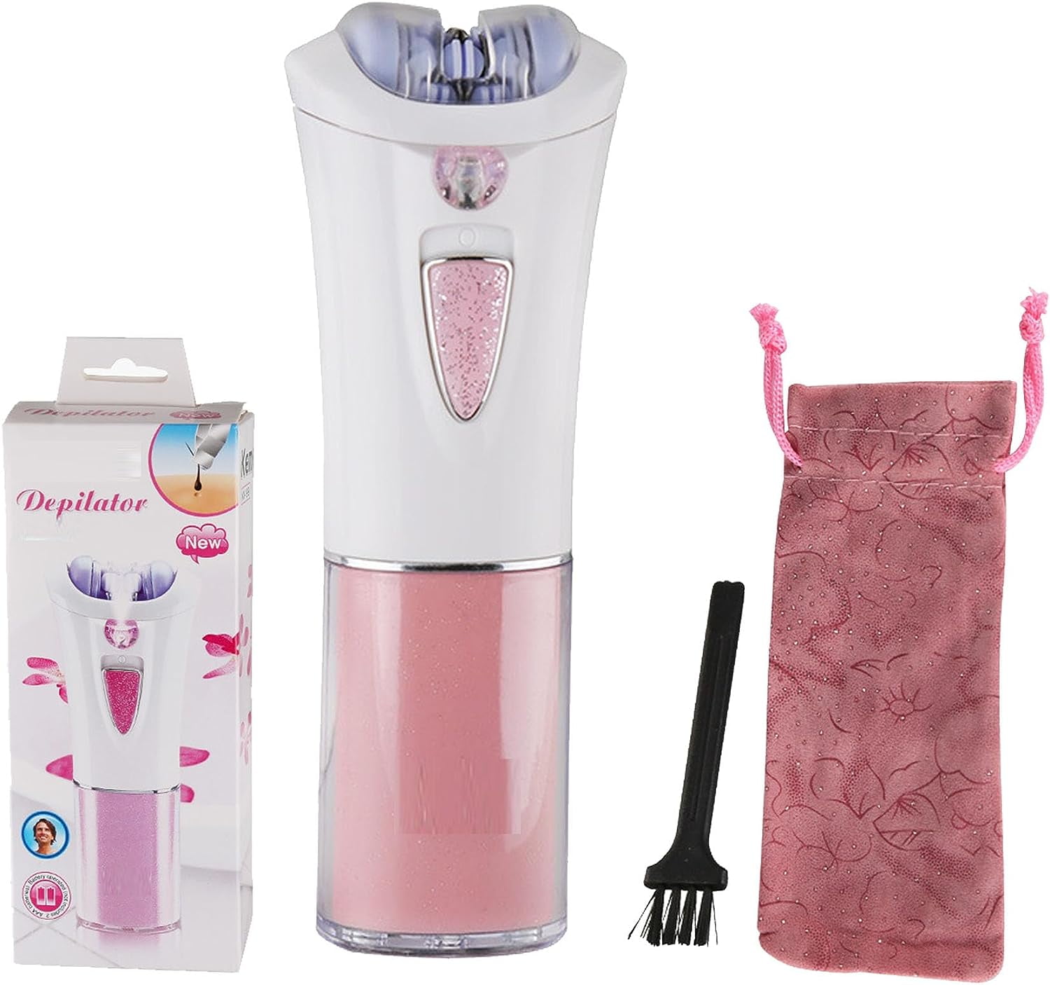 Wireless Epilator, Epilator for Women Facial Hair Removal, Smooth Glide