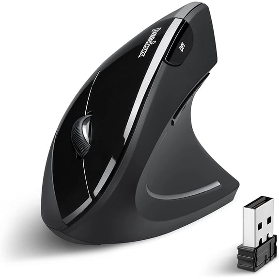 Wireless Ergonomic Vertical Mouse - 800/1200/1600 DPI - Right Handed - Recommended with RSI User
