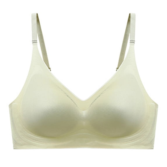 Womens Wireless Everyday Bra Pullover Bra Feature V-Neck Nursing Bra Style W-1455 S