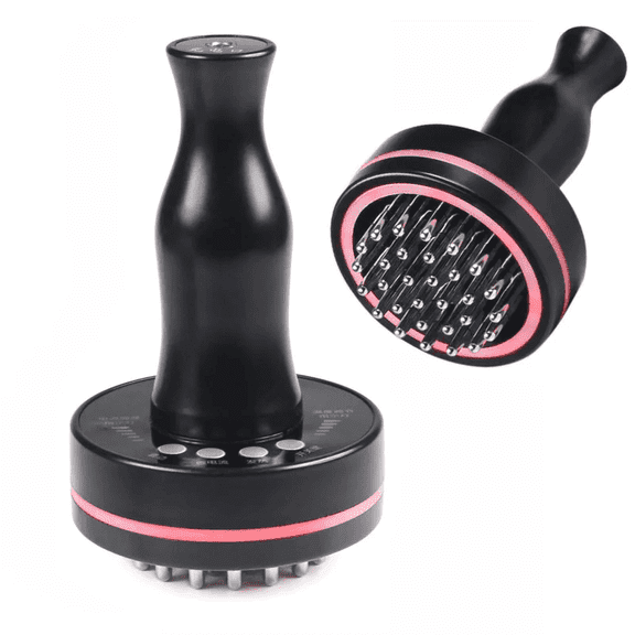 Wireless Far Infrared Meridian Massage Brush Vibration Heating Gua Sha Scraping Machine Acupressure Microcurrent Body Massager