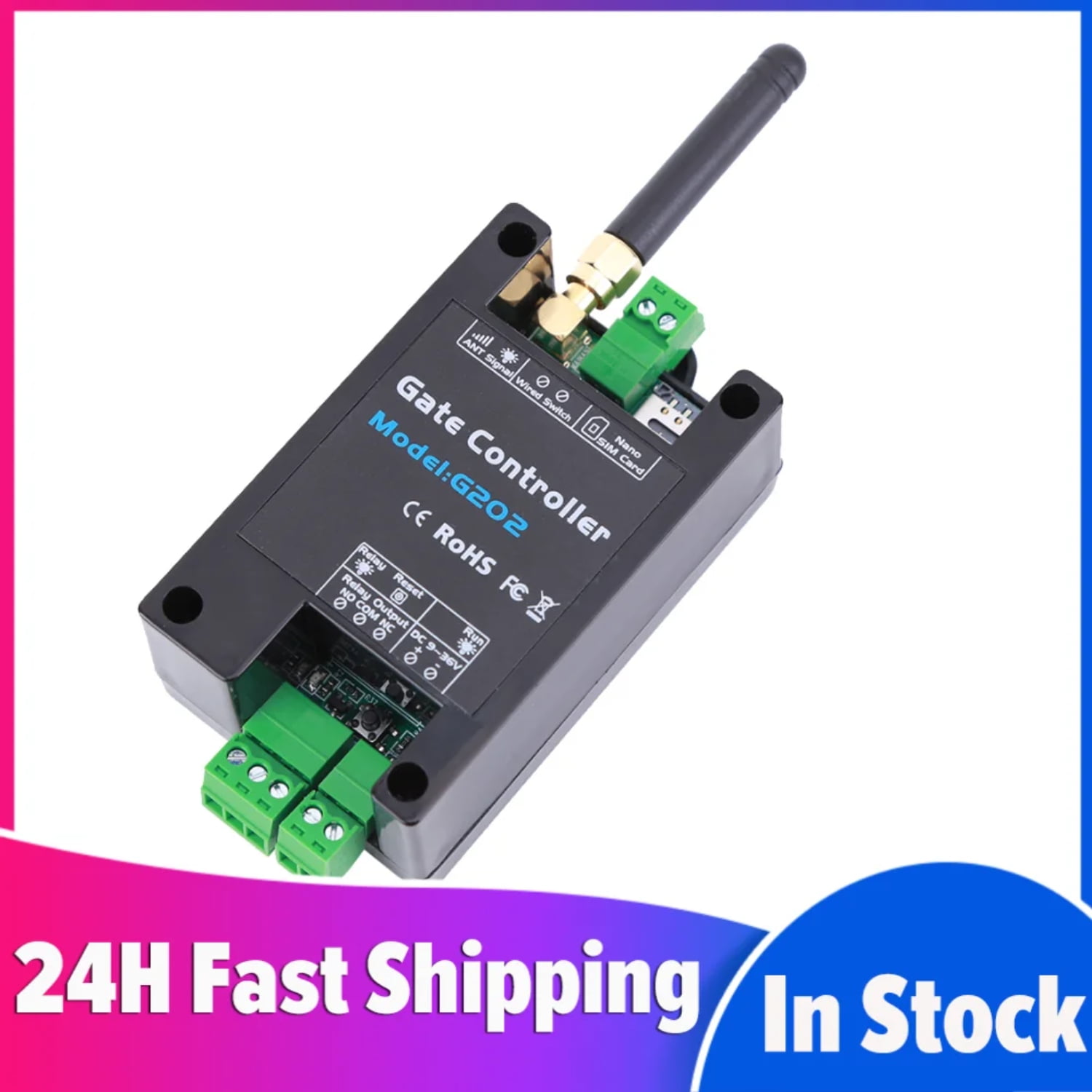 Wireless GSM Gate Opener Relay Switch Door Access Control System for