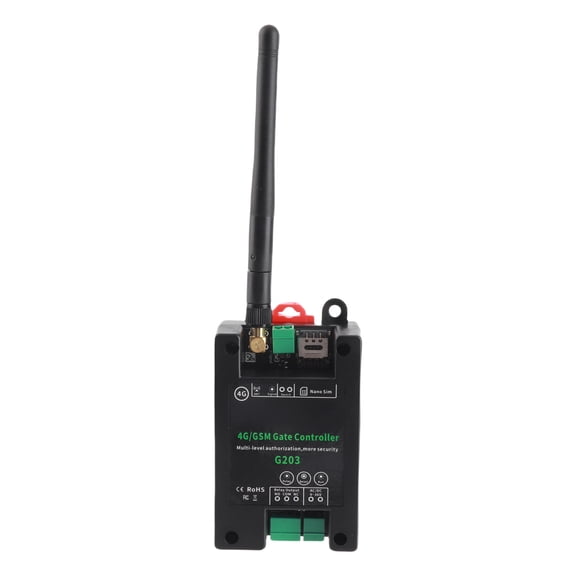 Wireless GSM Gate Opener and Remote Gate Controller with App Support, 3.8 x 2.0 x 1.3 inches / 9.7 x 5.0 x 3.2 cm