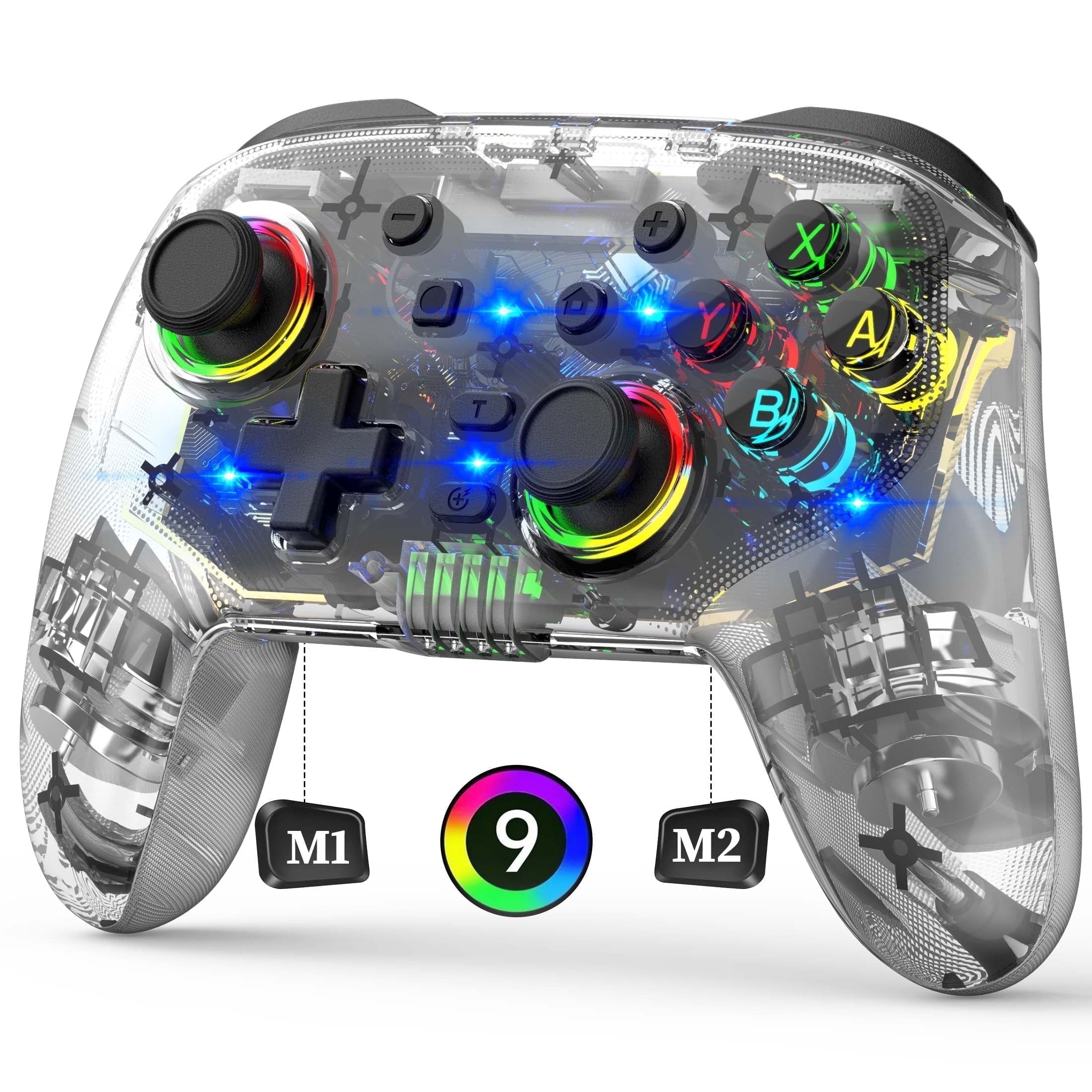 Multi-Platform Wireless Gamepad with RGB Lights and Bahrain | Ubuy