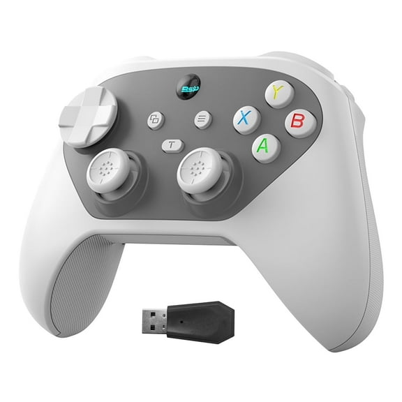 PC Cotroller,Bluetooth Wireless Game Controller Compatible with PC,Android/IOS,Mac,Switch,Steam,with Hall Joystick Trigger,Gray
