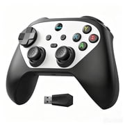 Wireless Game Controller,Bluetooth PC Cotroller Compatible with PC,Android/IOS,Mac,Switch,Steam,with Hall Joystick Trigger,Black