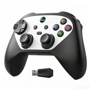 Wireless Game Controller,Bluetooth PC Cotroller Compatible with PC,Android/IOS,Mac,Switch,Steam,with Hall Joystick Trigger,Black