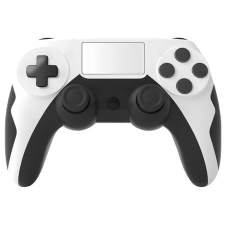 Wireless Game Controller Compatible with PS4/ Slim/Pro with Upgraded Joystick - White
