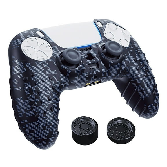 Wireless Game Controller Protective Cover Joystick Silicone Cap Suitable for PS5 Pro/Slim Gamepad-Black