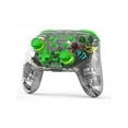thumbnail image 1 of Wireless Game Controller for Switch with Transparent Design, 6-Axis Motion Sensing, Dual Vibration, Macro Programming, RGB-Green, 1 of 9