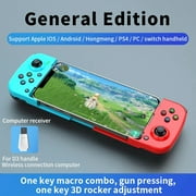 Wireless Game Controller for iOS, Android, PC, Bluetooth Gamepad Joysticks for iPhone13/12/11/X, iPad Mini/Air/Pro, Mac, MacBook, Tablets, Samsung Galaxy, Steam, COD Mobile, Apex - Direct Play