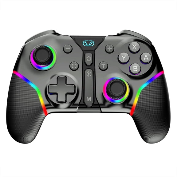 Wireless Game Controller with Motion Sensor & Hall Effect Joystick Trigger, Multi-Device Compatible Gamepad