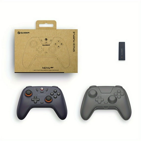 Wireless Gamepad Game Controller with Wireless, Dongle, Wired Connection for Switch, Android, iOS, PC and Steam Games, Wireless Game Controller, Mobile Game Controller, PC Game Controller, Multi-Plat