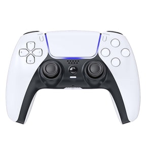 Gaming Controller Compatible with PS5/Slim/Pro/PC, Wireless Gamepad with 6-Axis Gyro/Dual Vibration/1500mAh Battery