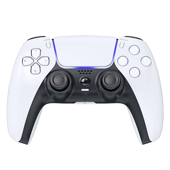 Gaming Controller Compatible with PS5/Slim/Pro/PC, Wireless Gamepad with 6-Axis Gyro/Dual Vibration/1500mAh Battery