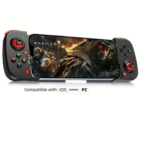 Wireless Gamepad for iPhone/Android/Steam Deck/PC/Table Mobile Phone Controller Wireless Game Controller Joystick Telescopic Gamepad COD Mobile Diablo Immortal - Directly Play, Gaming Accessory
