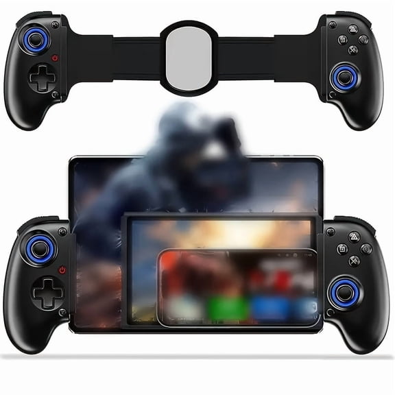 Wireless Gamepad for iPhone/Android/Steam Deck/PC/Table Mobile Phone Controller Wireless Game Controller Joystick Telescopic Gamepad COD Mobile Diablo Immortal - Directly Play, Gaming Accessory