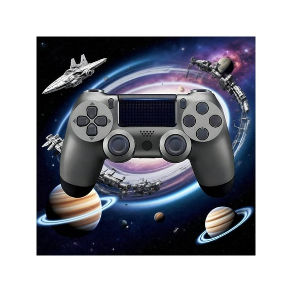 Wireless Gaming Controller For P- 4, S-4 Pro, S-4 Slim, P-3 & PC, With Vibration And Ergonomic Design
