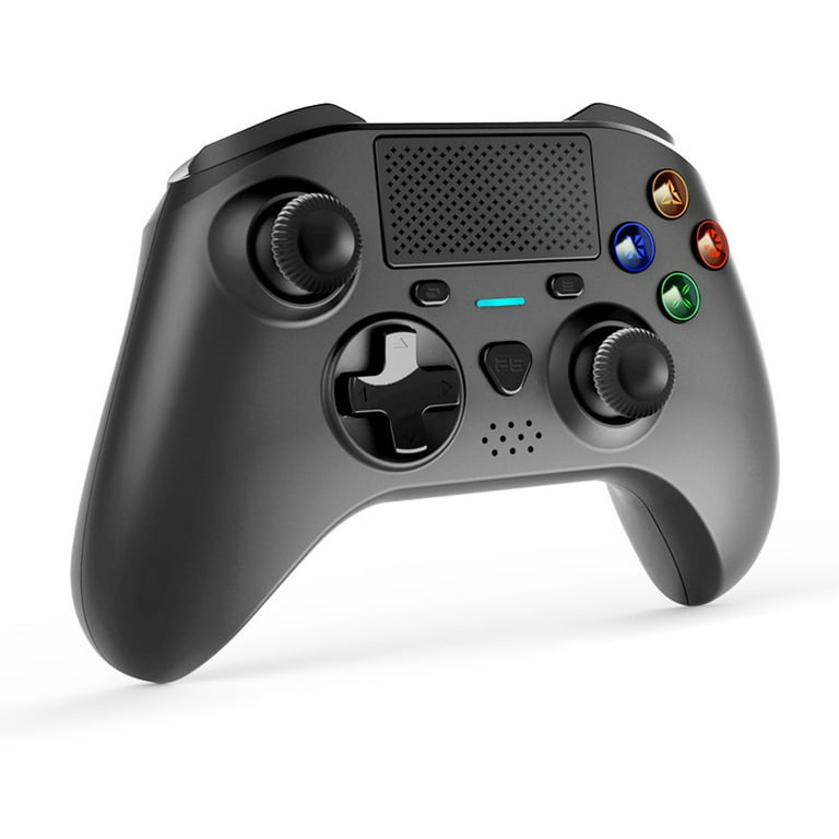 Wireless Gaming Controller for PS4 PC Windows 10 8 7 PS4 Gamepad Joystick Wireless Bluetooth Controller PC Controller with Touch Pad Dual Shock Vibration 6 Axis Gyroscope Stereo Audio Jack RGB Light W...
