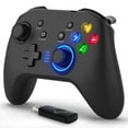thumbnail image 1 of Wireless Gaming Controller, ZPL 2.4G Wireless Controller for Windows PC, PS3, Switch, Dual-Vibration Joystick Gamepad for Computer, 1 of 7