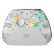Wireless Gaming Controller with Charging Dock, Hall Effect Joystick, Linear Trigger, RGB for Steamdeck, Nintendo Switch, PC