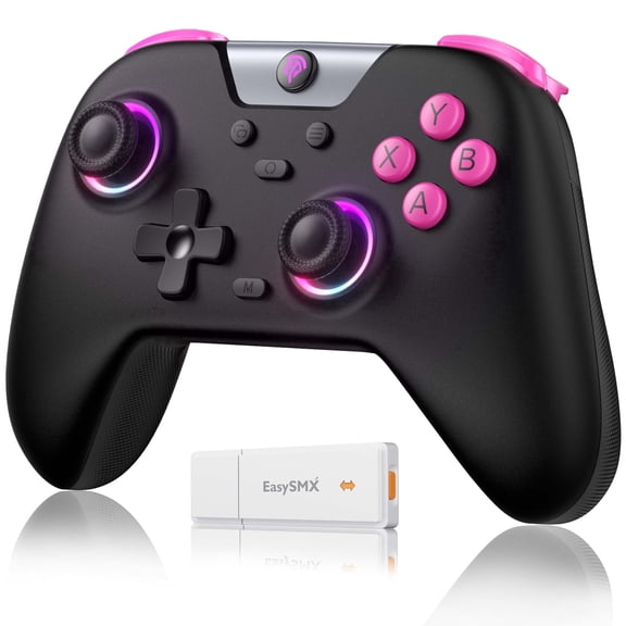 EasySMX X05 Wireless PC Video Game Controller for Switch-Pros & Andriod, Black