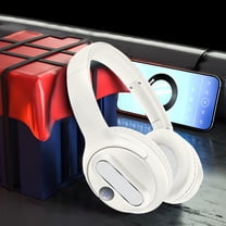 Wireless Gaming Heaadphone, Hwkond Wireless Headband 5.3 Bluetooth Headset Digital Music Headset Suitable For Sports, Leisure,White