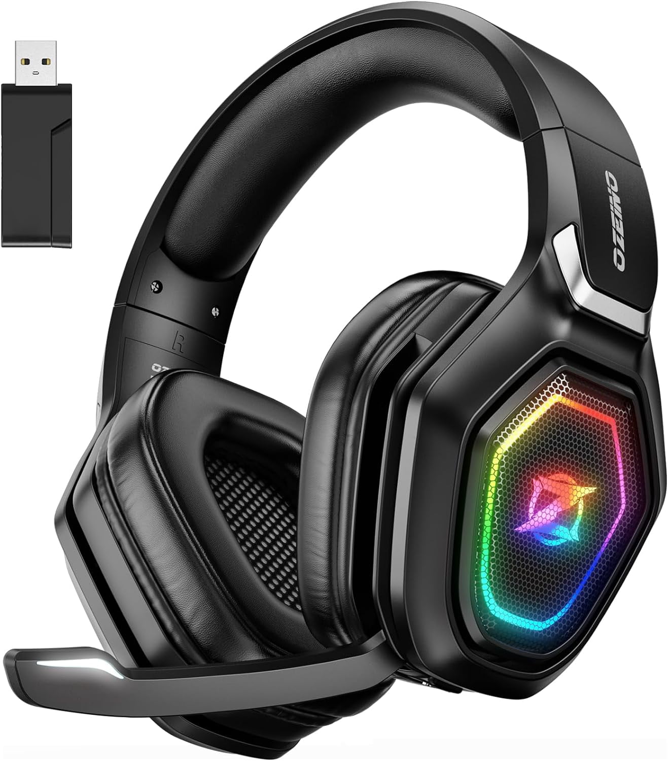 Wireless Gaming Headset 2.4GHz USB & Type-C Low Latency Gaming ...
