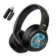thumbnail image 1 of Wireless Gaming Headset for PS5/PC/PS4/Switch,Wired/2.4G/Bluetooth Gaming Headphones with Mic/Surround Sound/Space Capsule Design and Cool Linght/1000mAh Large Battery/Black, 1 of 10