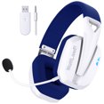 Wireless Gaming Headset for PS5, PS4, PC, Mac, Switch, Bluetooth Over