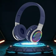 Wireless Gaming Headset with 5.0 Bluetooth/Wired for PS4, PS5, PC, Switch, Mac, Gaming Headphones, IPX4 Waterproofs, Cool RGB