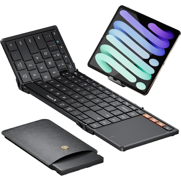 Wireless Gaming Keyboard with Smart Display & Knob Control, Tri-Mode BT5.0/2.4GHz/Wired RGB Backlit Computer Keyboards Number Pad, 26-Key Rollover, Compatible for Windows, Mac