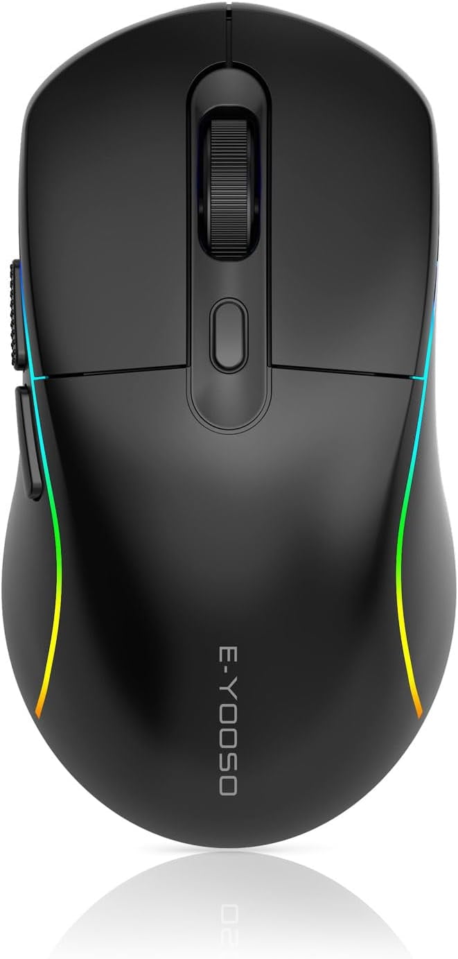 Wireless Gaming Mouse, 10,000 DPI, Tri-Mode 2.4Ghz/Bluetooth/USB-C ...