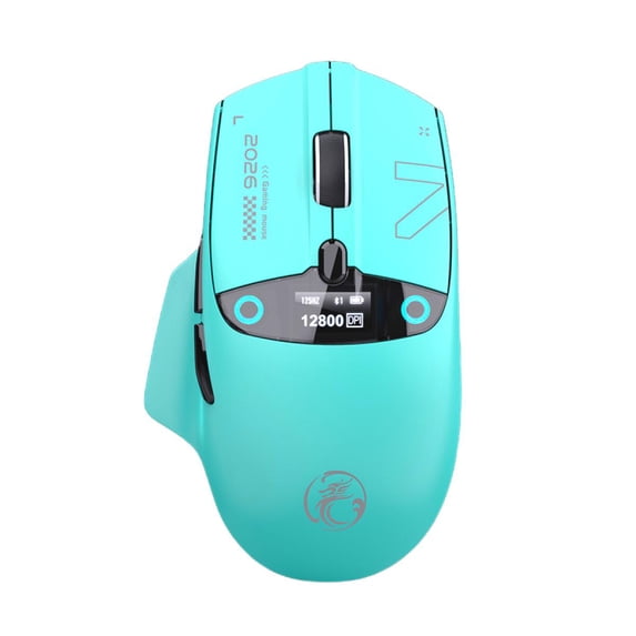 Wireless Gaming Mouse, 12800 DPI Computer Mouse with Smart LED Display ...