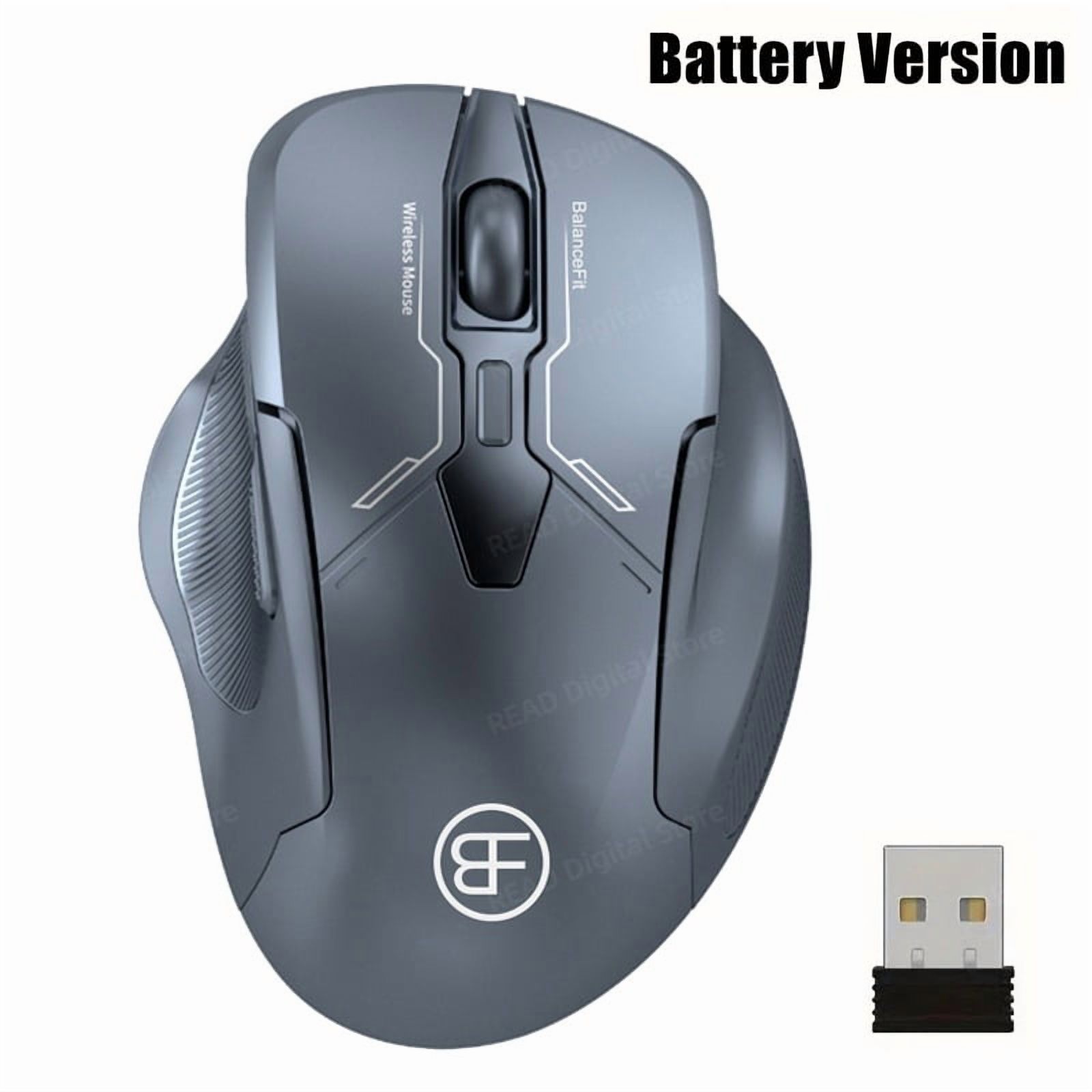 Wireless Gaming Mouse 2.4G Ergonomic Cordless Mouse with USB Receiver Computer Mouse with 6 Buttons for Laptop PC Computer