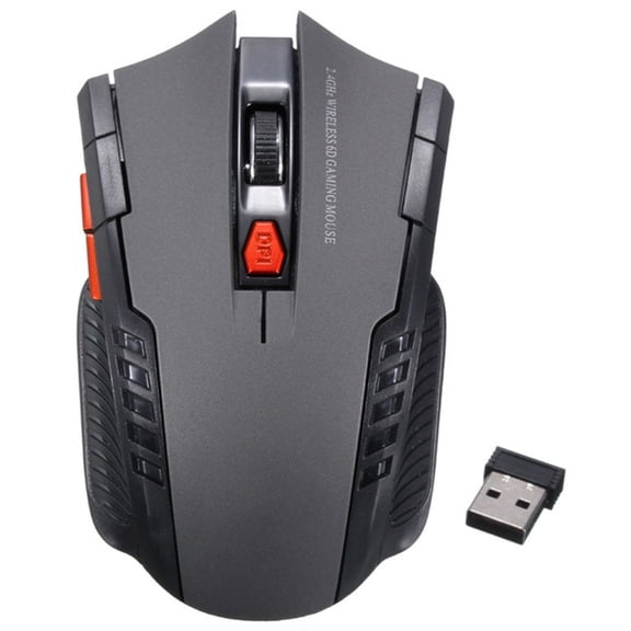 Wireless Gaming Mouse 2.4ghz with Usb Receiver Comfortable Grip Adjustable Dpi Settings for Pc Laptop Desktop Mac Windows Computer Office Home Work Travel Portable Use